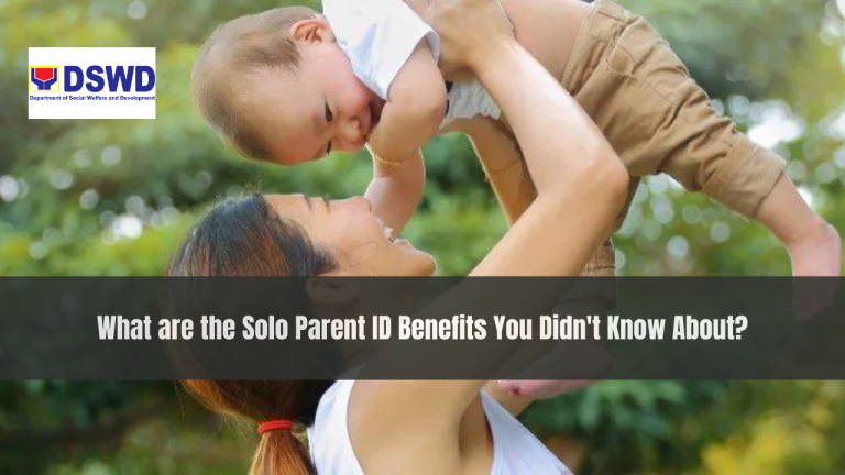 Solo Parent ID Benefits